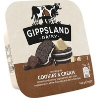 Gippsland Dairy Cookies & Cream Yoghurt