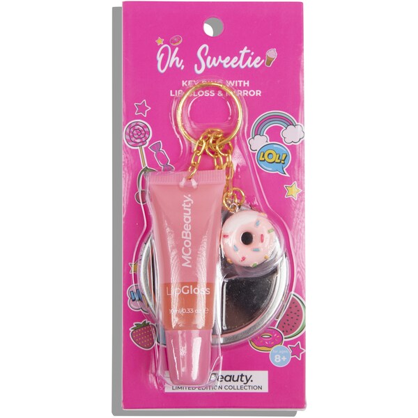 MCoBeauty Oh Sweetie, Keyring With Lipgloss And Mirror Conut Each