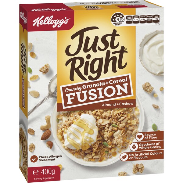 Kellogg's Just Right Fusion Almond & Cashew 400g