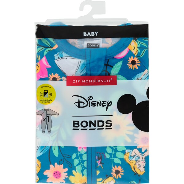 Bonds Zip Wondersuit Disney Blue Size 00 each
