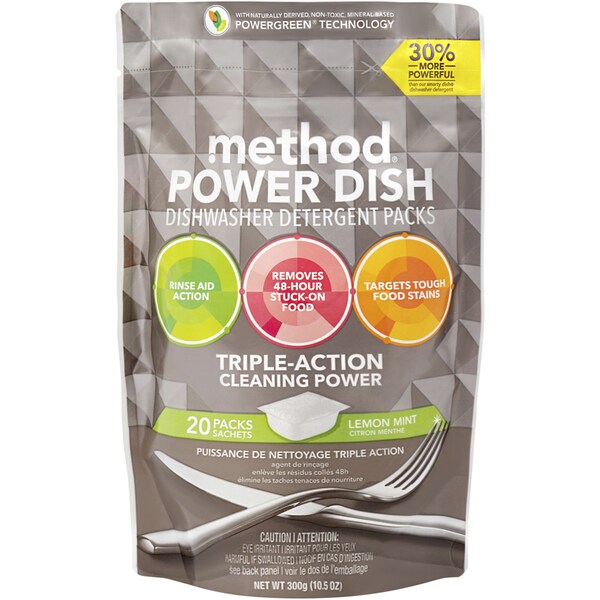 Method Dishwashing Tablets Lemon Mint 20 pack