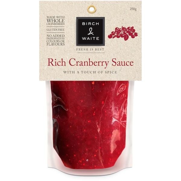 Birch & Waite Rich Cranberry Sauce 250g