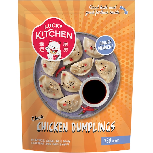 Lucky Kitchen Classic Chicken Dumplings 750g