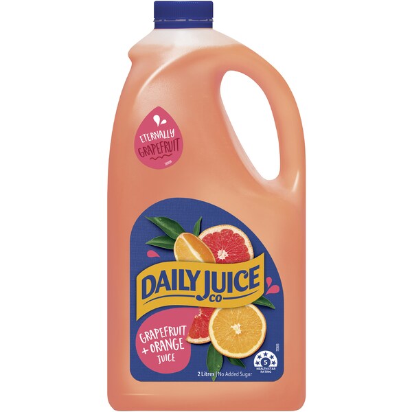 Daily Juice Co Grapefruit Orange 2L