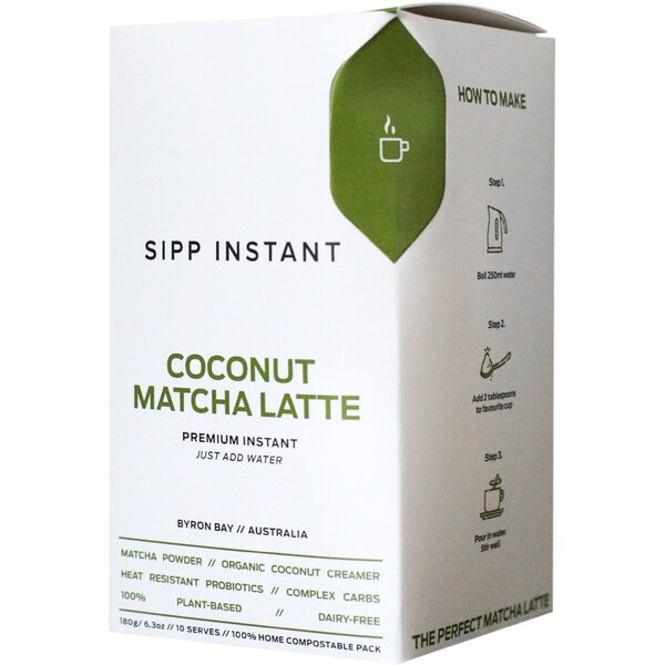 SIPP Instant Coconut Matcha Latte 180g