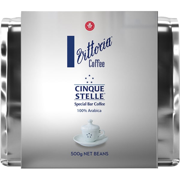 Vittoria Cinque Stelle Special Bar Coffee Beans 500g