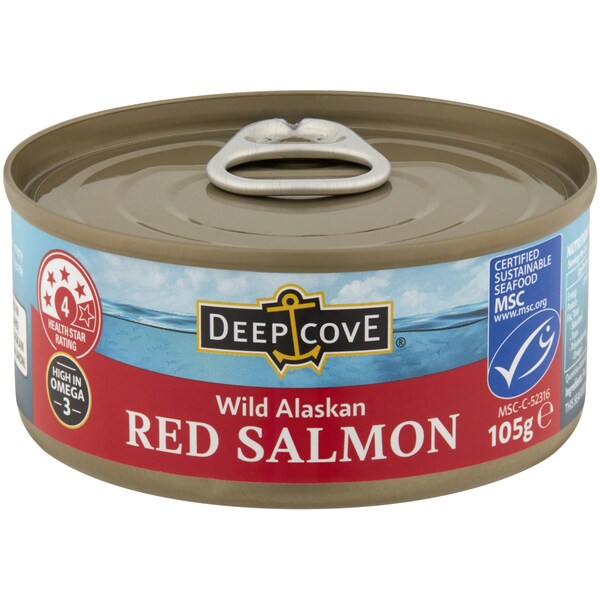 Deep Cove Red Salmon 105g