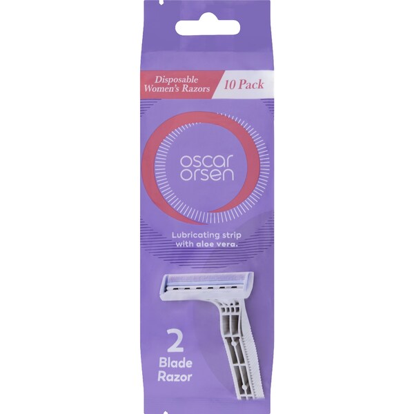 Oscar Orsen Disposable Womens Razors 10 pack