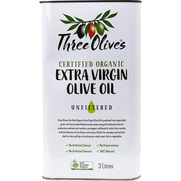 Three Olives Extra Virgin Olive Oil 3L