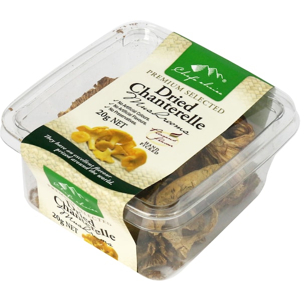 Chef's Choice Premium Selected Dried Chanterelle Mushrooms 20g