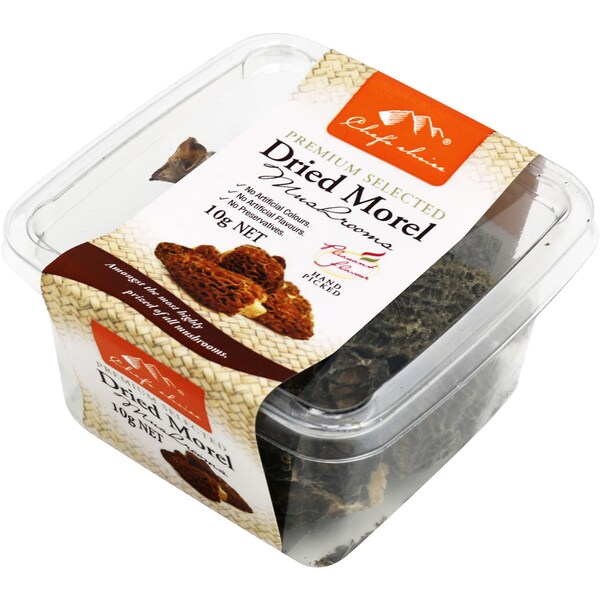 Chef's Choice Premium Selected Dried Morel Mushrooms 10g