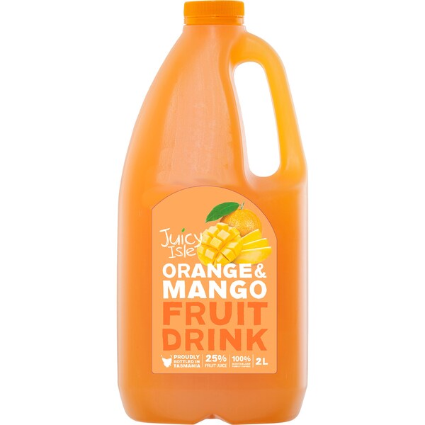 Juicy Isle Orange & Mango Fruit Drink 2l