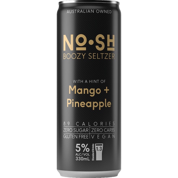No.Sh Boozy Seltzer Mango & Pineapple Can 330ml