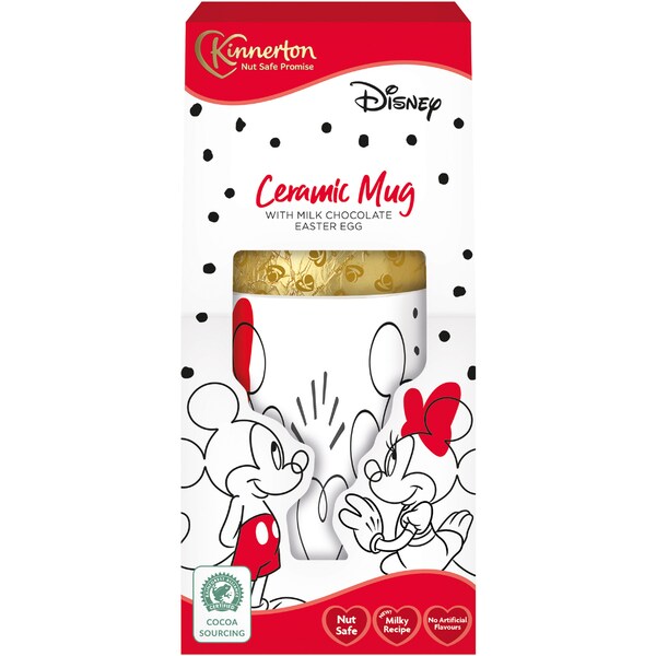 Mickey & Minnie Large Mug & Chocolate Easter Egg Each