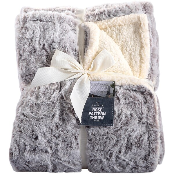 Inspire Rose Pattern Throw Each