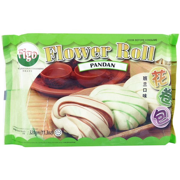 Figo Flower Roll Pandan 320g