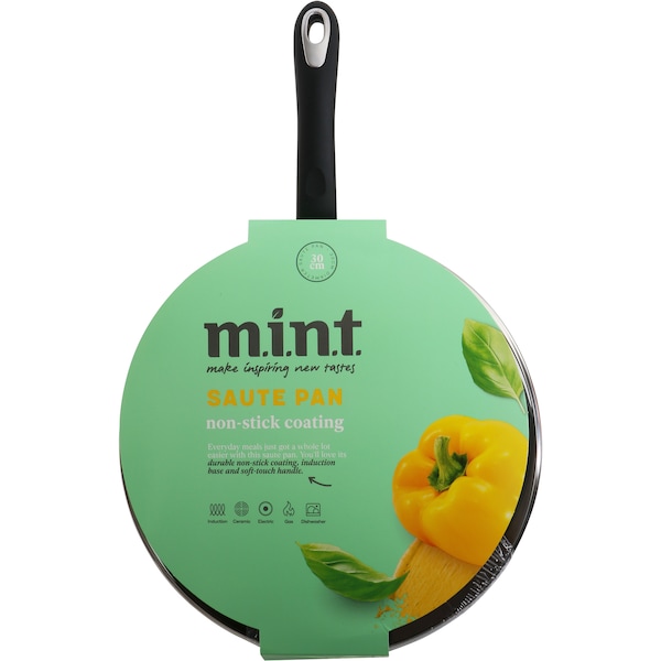 MINT Non Stick Coating Saute Pan 30cm Each