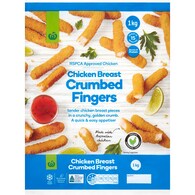Woolworths Crumbed Chicken Breast Fingers