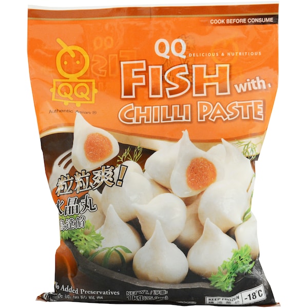 QQ Fish With Chilli Paste Balls Frozen Meal 1kg