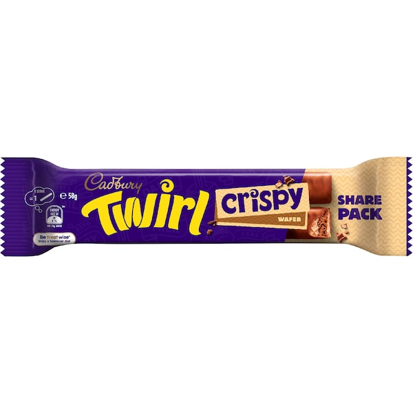 Cadbury Twirl Breakaway Share Pack Chocolate Bar 58g