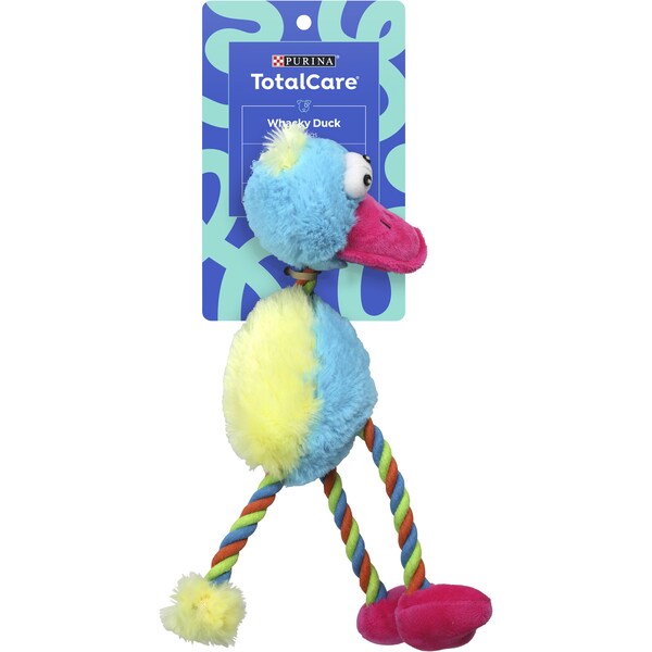 Total Care Whacky Duck Dog Toy each