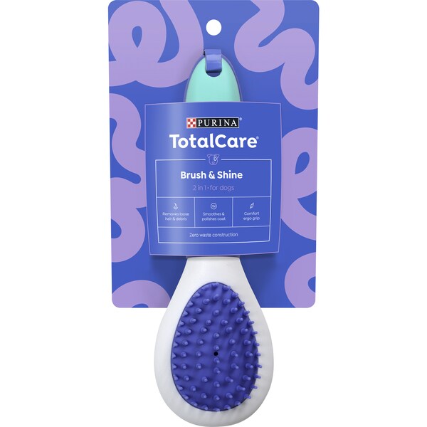 Purina Totalcare Brush & Shine 2In1 For Dogs each
