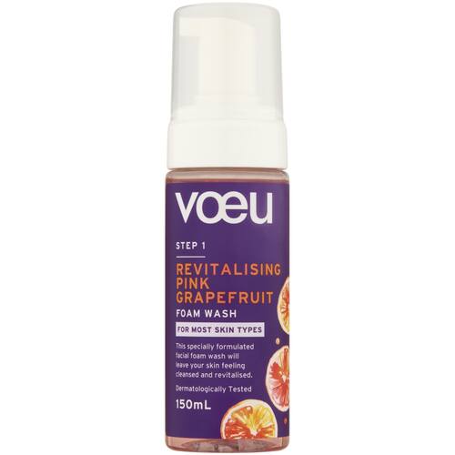 Voeu Revitalising Pink Grapefruit Foam Wash 150ml bunch