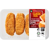 Woolworths Creamy Garlic Stuffed Boneless Chicken Kyiv