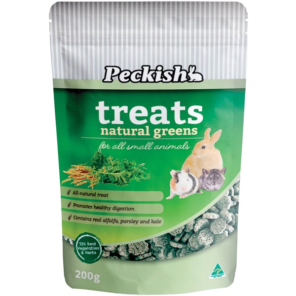 Peckish Treats Natural Greens For All Small Animals 200g