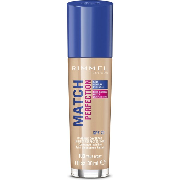 Rimmel London Match Perfection Foundation True Ivory 30mL