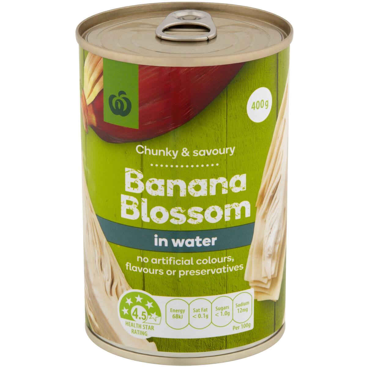 Woolworths Banana Blossom In Water 400g bunch