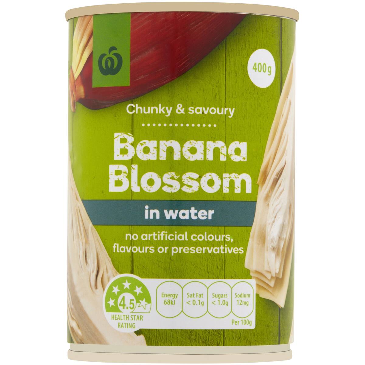 Woolworths Banana Blossom In Water 400g bunch
