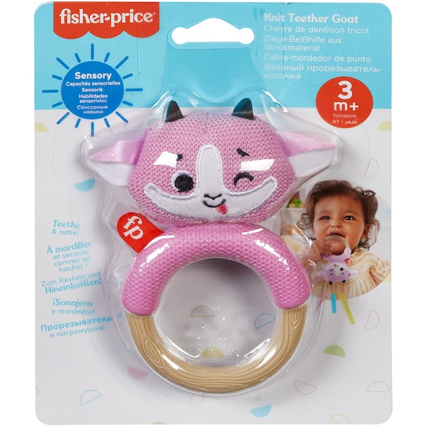 Fisher-Price Assorted Knit Teether each