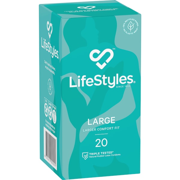 Lifestyles Large Male Condoms 20 pack