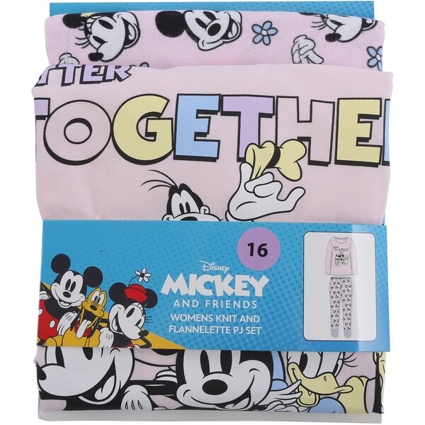 Disney Minnie Mouse Womens Pyjamas Size 16 Each