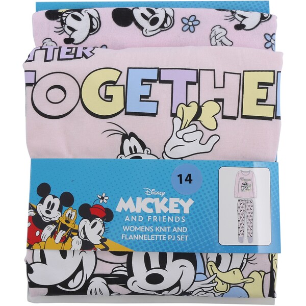 Disney Minnie Mouse Womens Pyjamas Size 14 Each