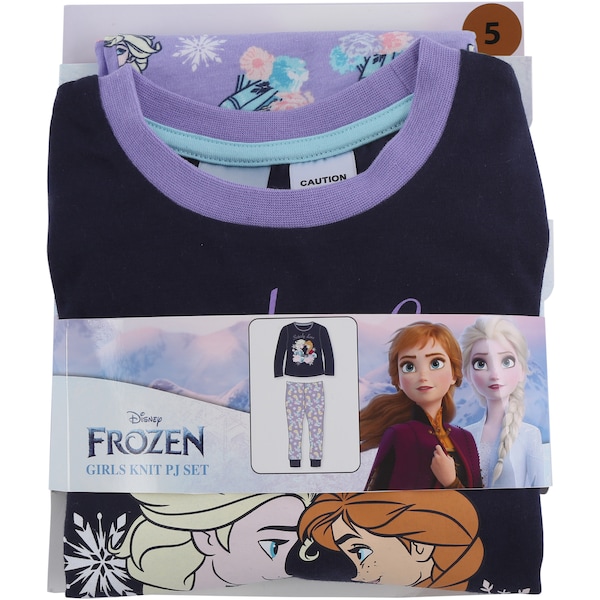 Disney Frozen Knit Girls Pyjamas Size 5 Each