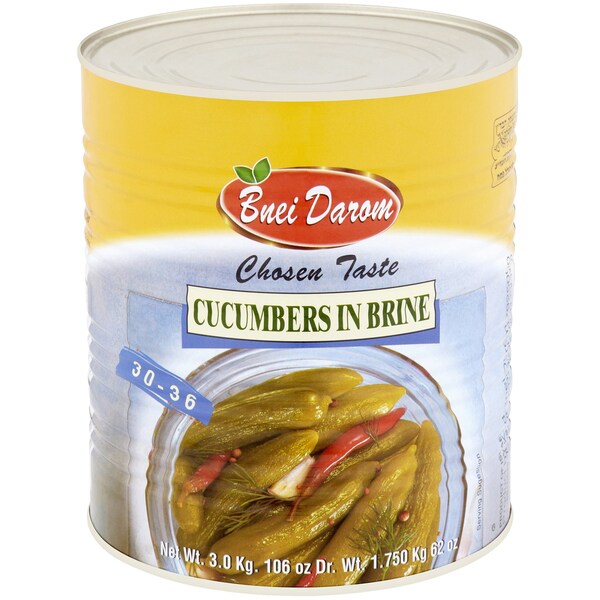 Bnei Darom Cucumbers In Brine A10 Cucumbers In Brine 3kg