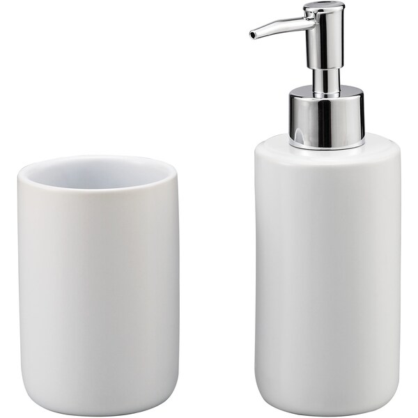 Inspire Ceramic Bathroom Set 2 Pack