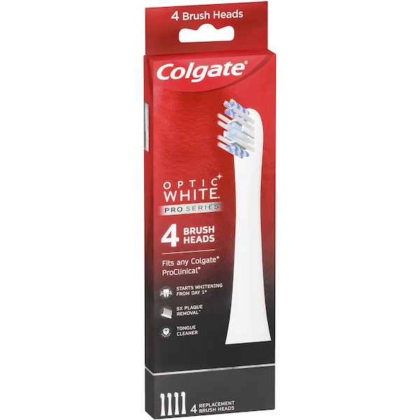 Colgate Toothbrush Head Refills ProClinical Whitening Electric 4 pack