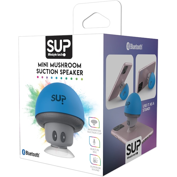 SUP Mini Mushroom Suction Speaker Assorted Each