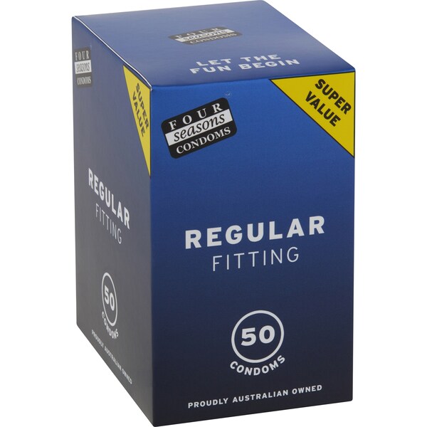 Four Seasons Regular Fitting Condoms 50 pack