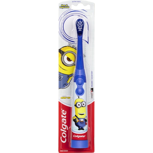 Colgate Kids Minions Battery Toothbrush Extra Soft 3+ Years each