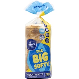 Mias Bakery Mia's Big Softy White Bread Sliced 800g