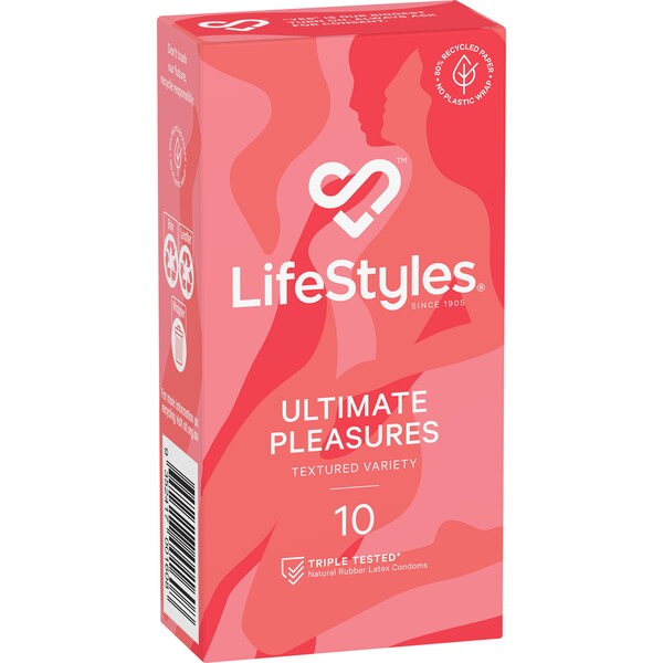 Lifestyles Ultimate Pleasures Condoms 10 pack