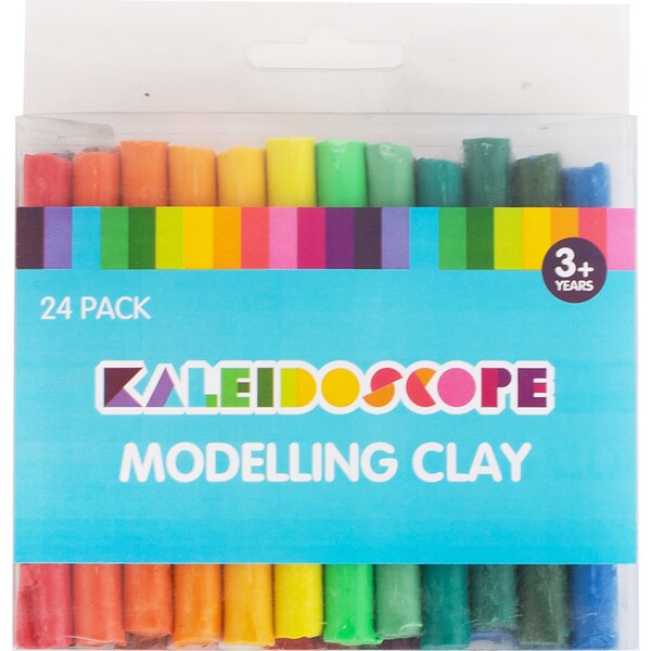 Kaleidoscope Modelling Clay Assorted Colours 24 pack