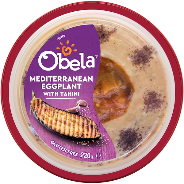 Obela Mediterranean Eggplant With Tahini 220g