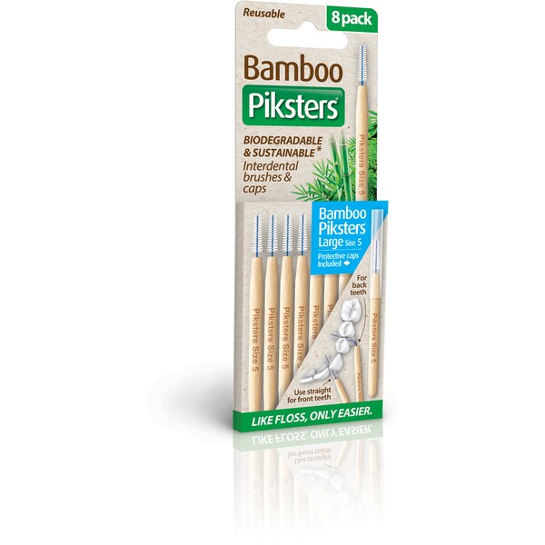 Piksters Bamboo Interdental Size 5 8 pack