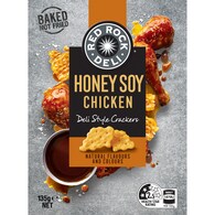 Red Rock Deli Biscuit Crackers Share Pack Honey Soy & Chicken