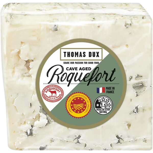 Thomas Dux Cave Aged Roquefort From The Deli per 100g